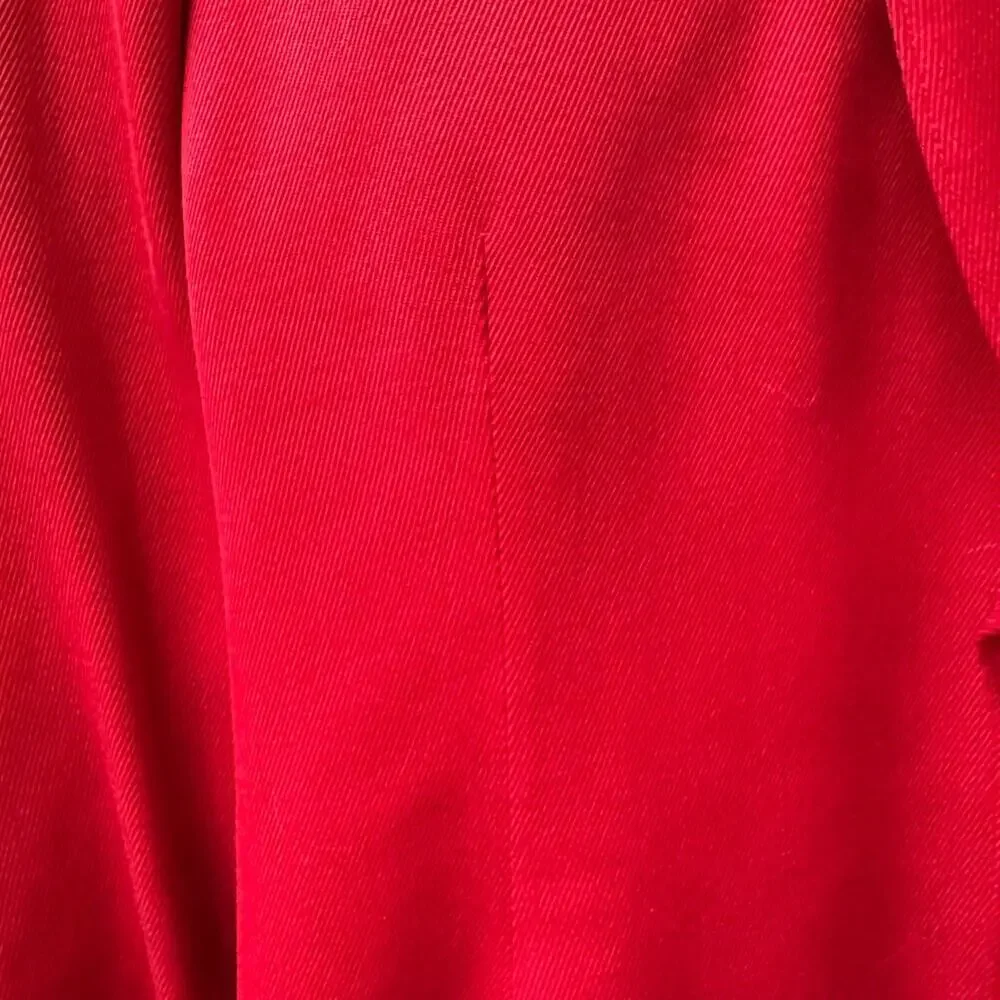 Vintage 1950s Band Tux Red Wool Tuxedo Blazer Jacket Uniforms by Ostwald 40R